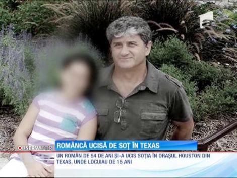 Româncă ucisă de soț în Texas
