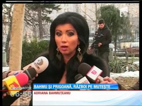 Adriana Bahmuţeanu şi Silviu Prigoană, război pe muțește