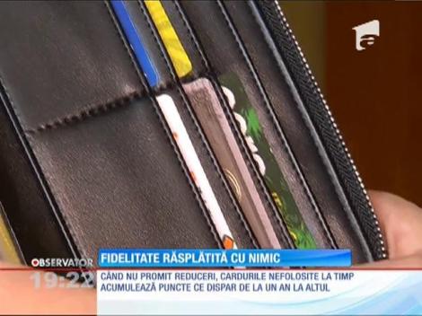 Cardurile de fidelitate oferite sunt înşelătoare