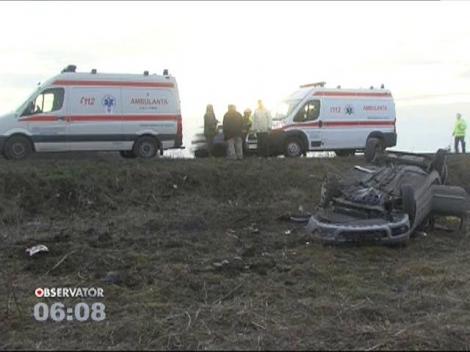 Accident grav, în drum spre casă