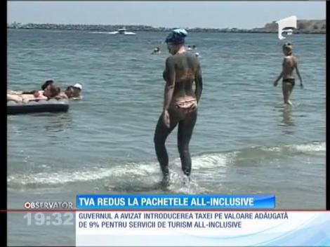 TVA redus la pachetele all-inclusive