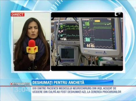 Deshumaţi pentru anchetă