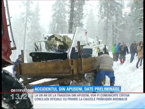 Accidentul din Apuseni, date preliminare