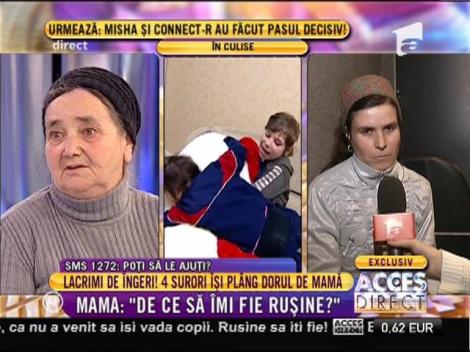 Mama celor patru fetițe: "De ce să îmi fie rușine?"