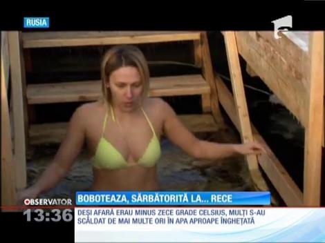 Bobotează, sărbătorită la... rece