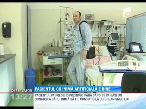 UPDATE! Primul pacient din România supus unui implant de inimă artificială