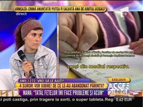 În 2011, cele patru fetiţe au fost preluate de Protecția Copilului