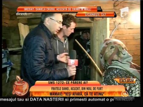 Roata de la maşină Oanei a fost găsită! Fratele ei o ascunsese în beciul casei!