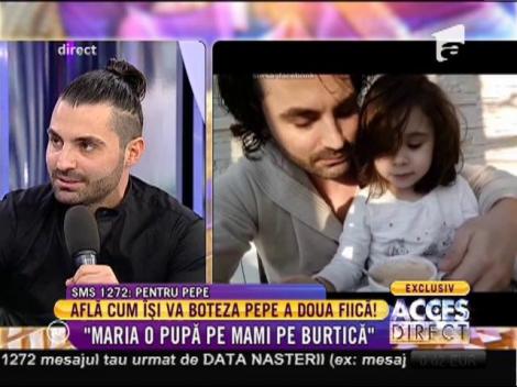 Află cum își va boteza Pepe a doua fiică!