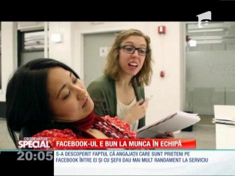 SPECIAL! Facebook-ul e bun la munca &icirc;n echipă