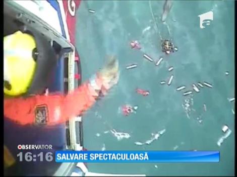 Salvare spectaculoasă în largul coastelor scoţiene