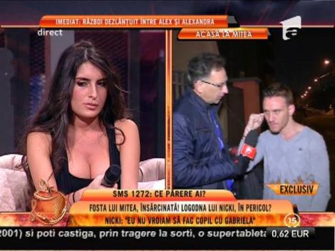 Nicki Mitea: "Eu m-am protejat când am făcut dragoste cu Gabriela. Nu am vrut să fac un copil!"
