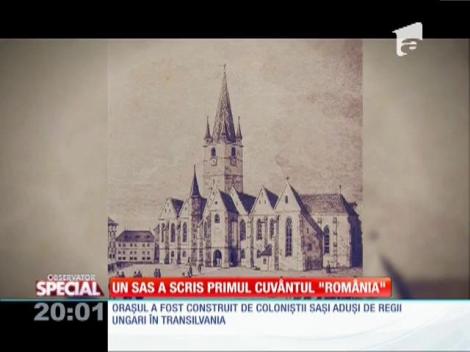 SPECIAL! Un sas a scris primul cuvântul ”România”