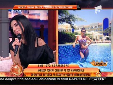 Operaţiile estetice au făcut-o vedetă internaţională pe Andreea Tonciu!