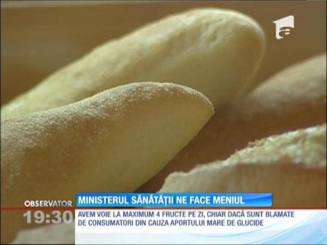 Ministerul Sănătăţii ne face meniul