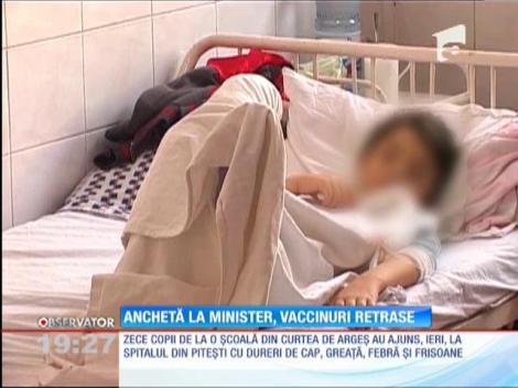 Două loturi de vaccin cu probleme au fost retrase din circuitul medical