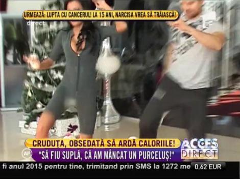 Daniela Crudu, obsedată să ardă caloriile!