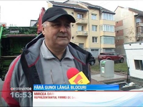 Fără gunoi lângă blocuri, în Deva