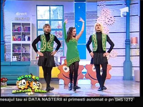 Provocare incendiară! Răzvan și Dani reinventează dansul irlandez