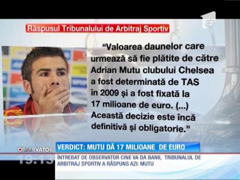 Adrian Mutu trebuie să dea o avere către Chelsea: 17 milioane de euro!