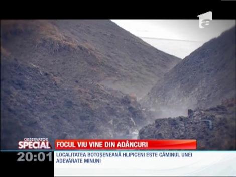 Minunea de la Hlipiceni. Izvorul cu apă de foc