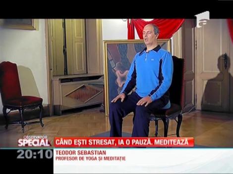 Meditaţia te scapă de stres