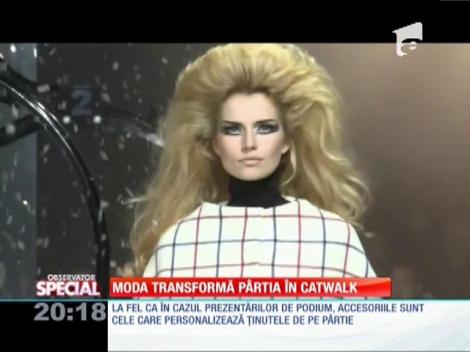 Modă transformă pârtia în catwalk