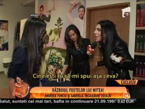 Andreea Tonciu şi gravida Gabriela au fost la un pas să se ia la bătaie!