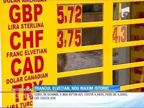 Ratele la creditele în franci elvețieni au depășit salariile!