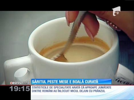 Săritul peste mese e boală curată