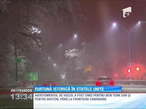 SUA amenințate de cea mai puternică furtună de zăpadă din istorie