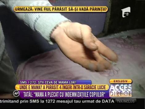 Patru îngeraşi sunt crescuţi doar de tatăl lor în condiţii îngrozitoare!