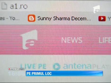 Site-ul a1.ro, pe primul loc în clasamentul general al site-urilor din România