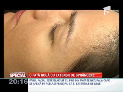 SPECIAL! O față nouă cu extensii de spr&acirc;ncene