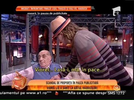 Scandal de proporții în pauza de publicitate între Viorel Lis și băieții de la Haiducii!