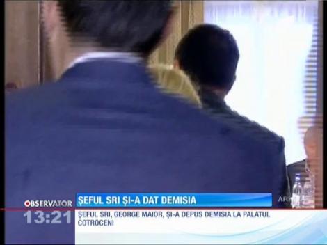 Şeful SRI, George Maior, şi-a dat demisia