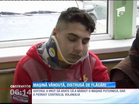 Un şofer din Dolj a provocat un accident grav, cu maşina pe care tocmai o vânduse