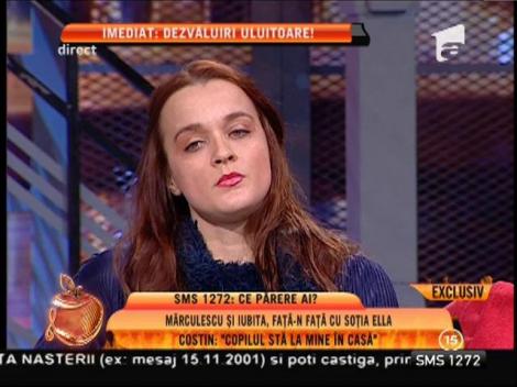 Iubita lui Mărculescu: ”Eu am cerut testul ADN, Costin l-a refuzat”