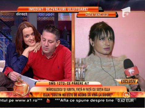 Ella: ”Îl aștept pe Costin Mărculescu la divorț”