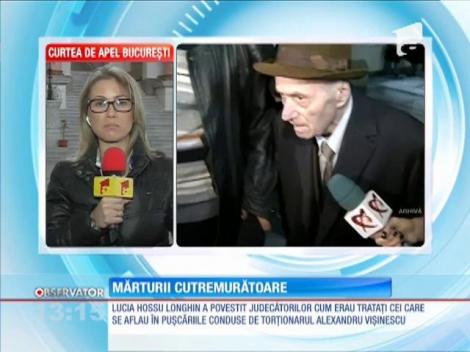 Mărturii cutremurătoare în dosarul torţionarul Alexandru Vişinescu