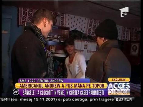 Andrew, americanul cu sânge de român, părăsit acum 18 ani de părinți a văzut ce înseamnă să trăiscă românește!
