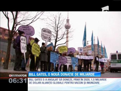 Bill Gates, o nouă donație de miliarde
