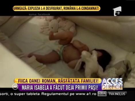 Oana Roman are de ce să fie mândră! Fetița ei este o minune de copil! Privește cum se joacă