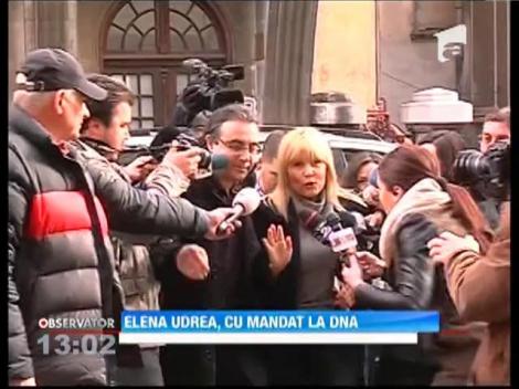 Elena Udrea adusă cu mandat la DNA