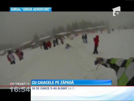 Concurs inedit pe o pârtie, pe Transalpina