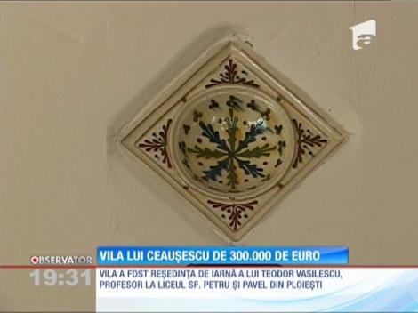 Una din vile lui Nicolae Ceauşescu de la Predeal va fi scoasă la licitaţie