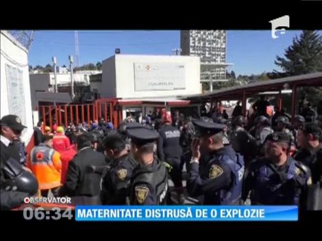 Explozie devastatoare la o materintate din capitala Mexicului. Trei morți și peste 70 de răniți