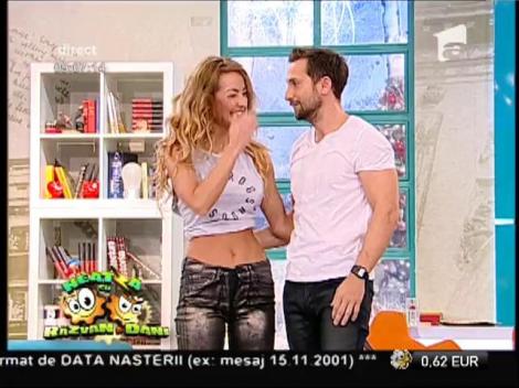 Marile provocări au loc la "Neatza"! Ce DANS, domnule, ce dans! Dani, în pași de bachata alături de Flavia!