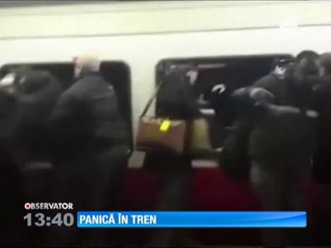 Panică într-un tren din statul american Massachusetts