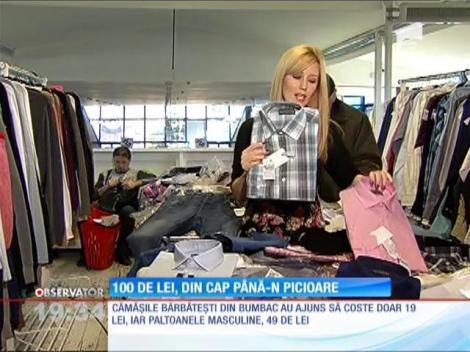 Cu doar 100 de lei ne putem cumpăra o ţinută completă